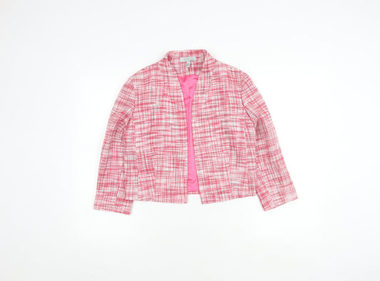 EPS Pink Checked Blazer - Women Size 8