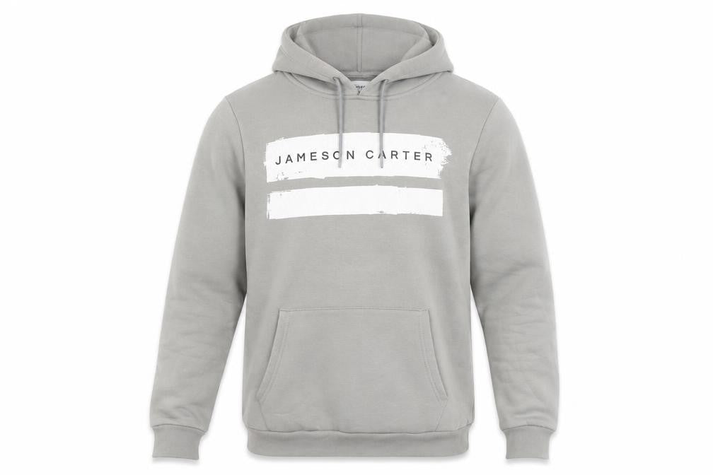 Jameson Carter Men's Grey Pullover Hoodie, M