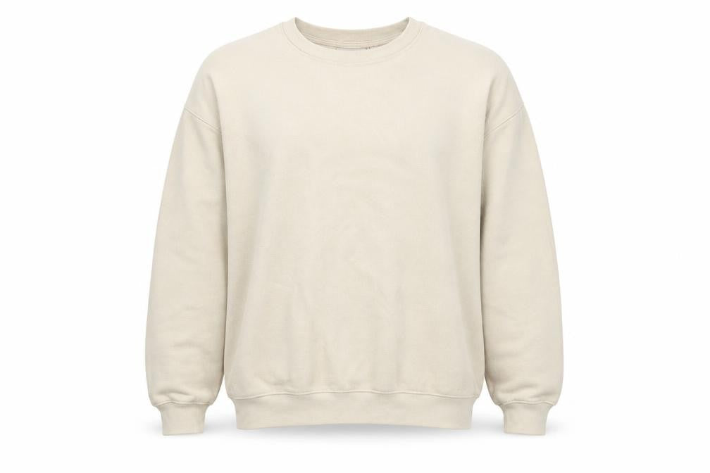 Zantos Men's Beige Pullover Sweatshirt - Size S