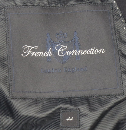 Close-up detail of French Connection Men's Blue Blazer 44 Single-Breasted