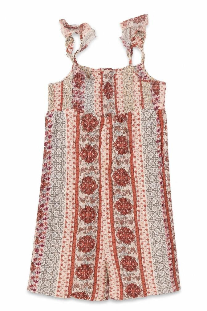 Next Girls Multicoloured Floral Playsuit - Size 14 Years