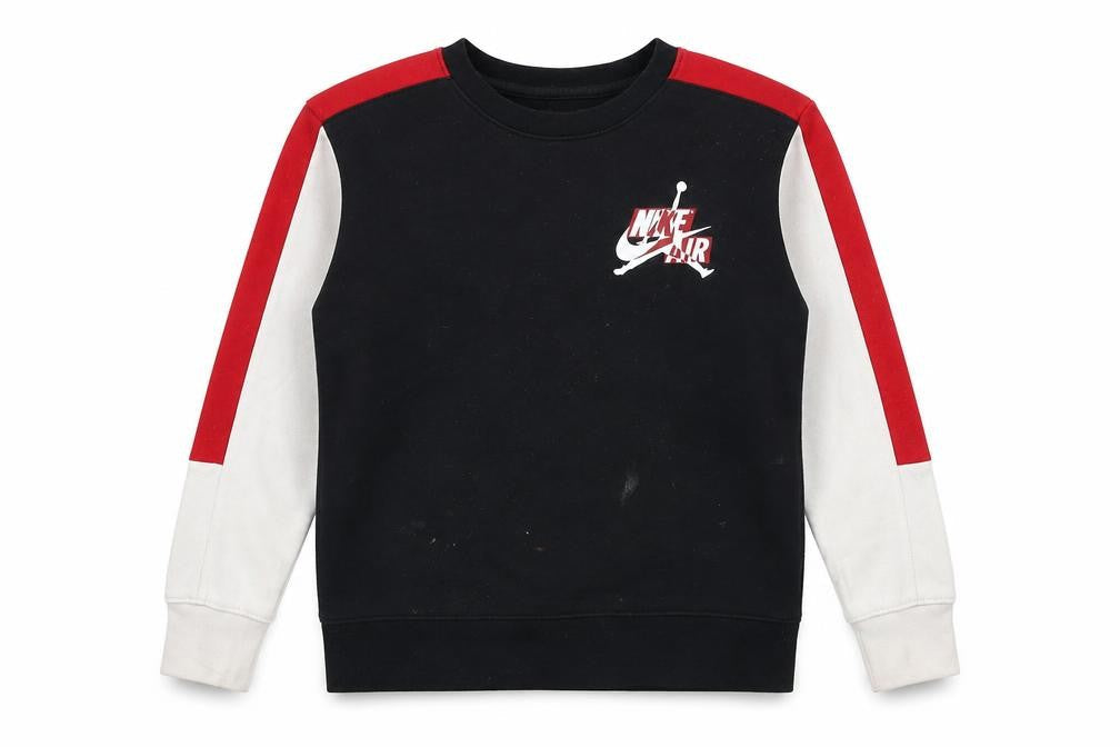 Jordan Boys Black M Pullover Sweatshirt with Logo