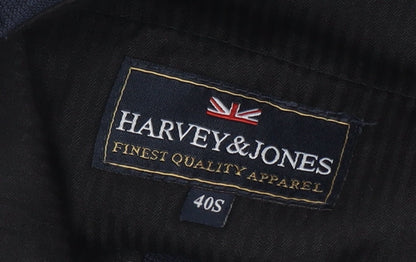 Harvey & Jones Men's Blue Trousers 40S
