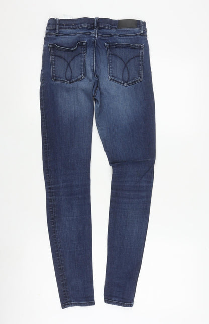 Calvin Klein Womens Blue Skinny Jeans Size 27