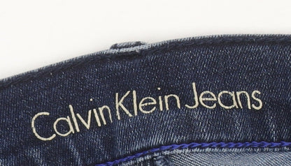 Calvin Klein Womens Blue Skinny Jeans Size 27