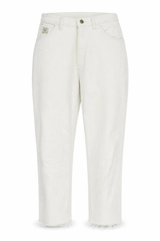 Wrangler Women's White Jeans Size 10 Frayed Accent