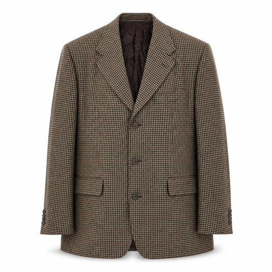 Dunn & Co Men’s Brown Check Blazer 40R Classic Style