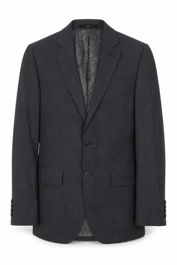 Jaeger Men's Grey Wool Blazer Jacket 36R