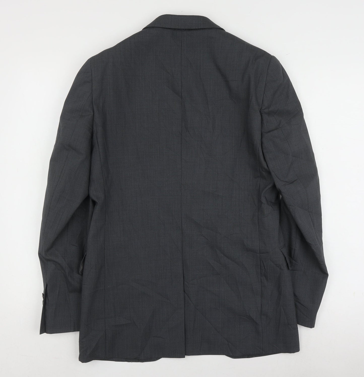 Jaeger Men's Grey Wool Blazer Jacket 36R