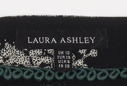 Laura Ashley Women's Multicoloured Floral Shift Dress Size 10