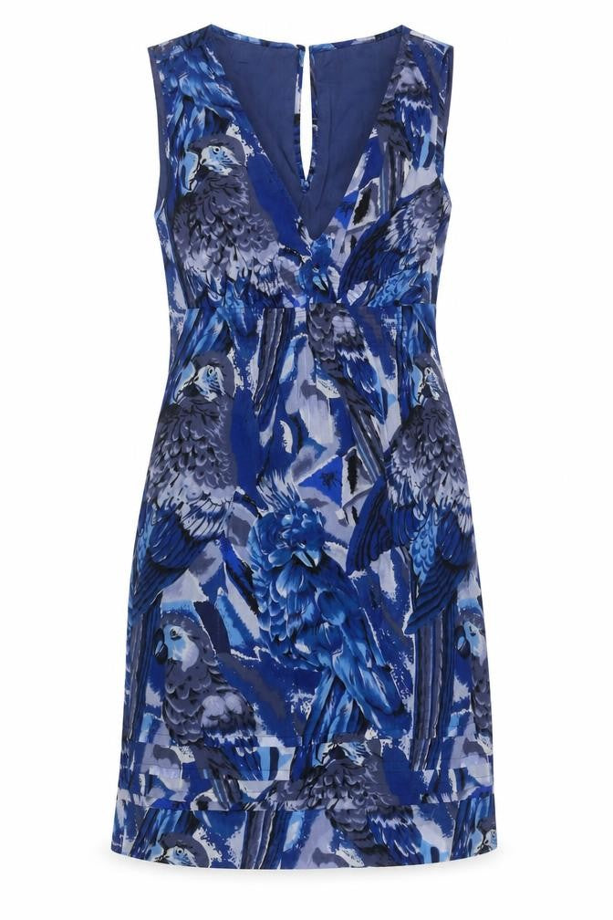 Farhi Women’s Blue Animal Print Shift Dress