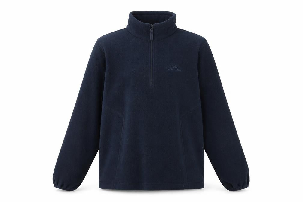 Kathmandu Boys Blue Fleece Hoodie, Size 12, Winter Warm Zip