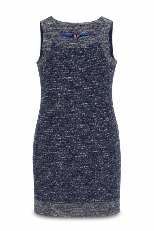 White Stuff Women's Blue Sheath Dress Size 8