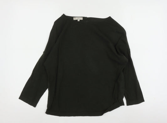 Hobbs Women's Black XS Boat Neck 3/4 Sleeve Top