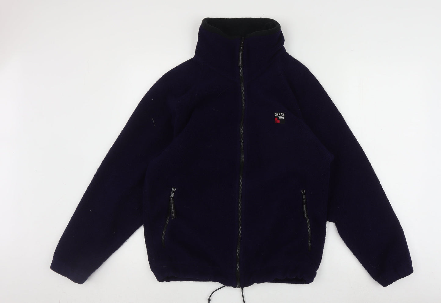 Enigma Men's Blue Fleece Jacket S Casual Full Zip