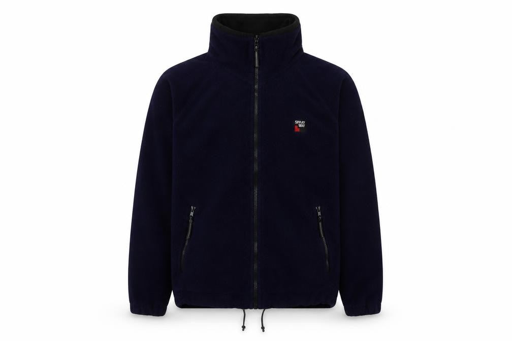 Enigma Men's Blue Fleece Jacket S Casual Full Zip