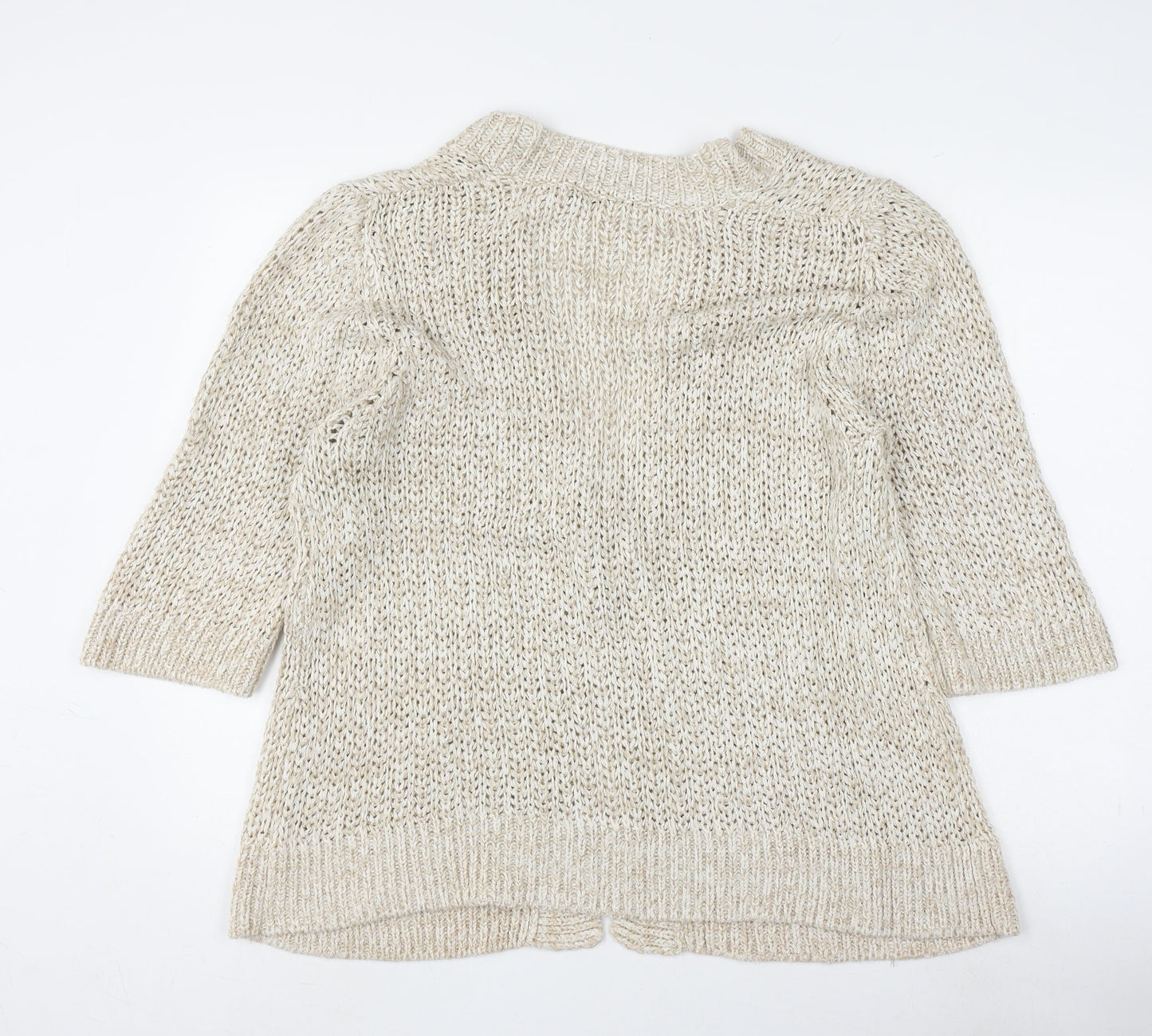 Windsmoor Beige Women's XL Cardigan V-Neck Chunky Knit