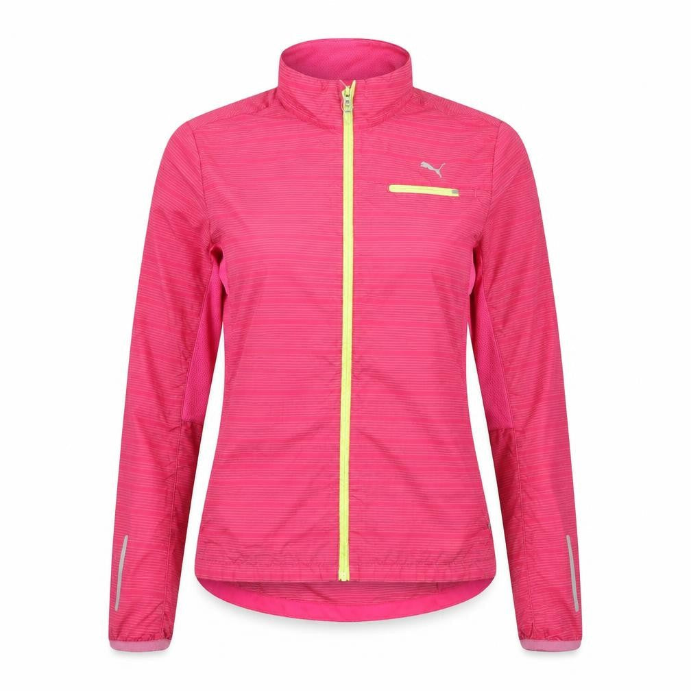 Puma Women's Pink Track Jacket Size 10 Ventilated