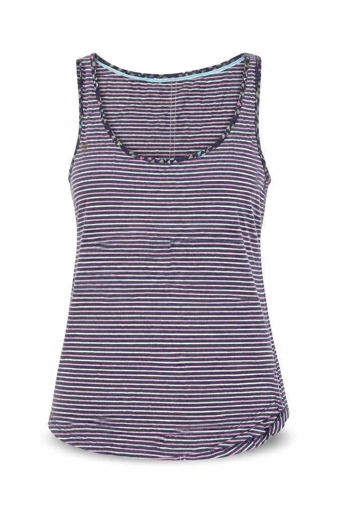 White Stuff Women's Multicoloured Striped Tank, UK 12