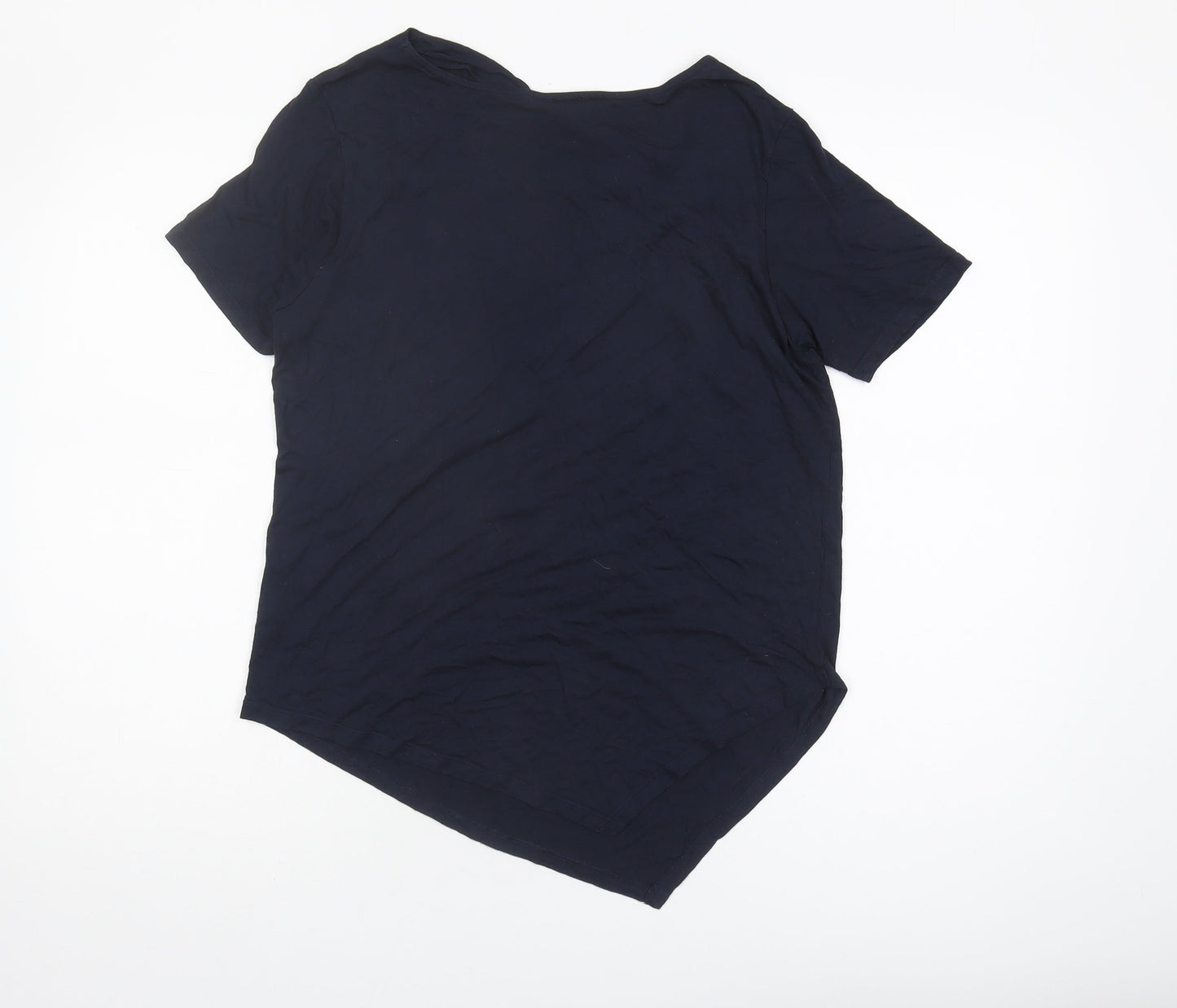 River Island Women's Blue Short Sleeve Top Size 10