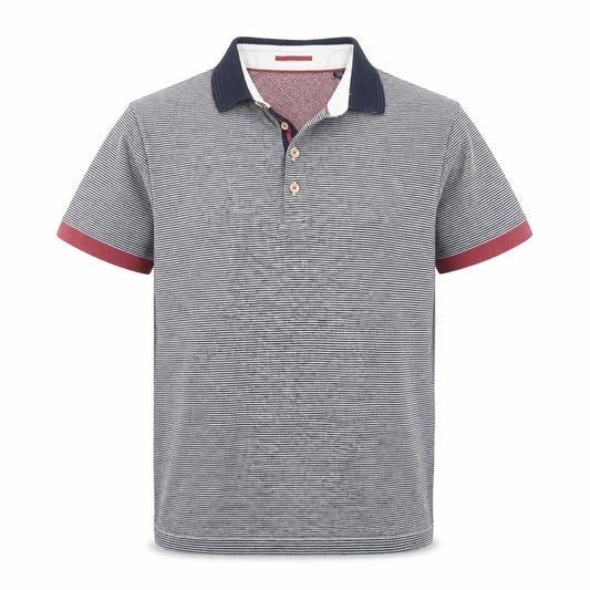 Ted Baker Men's Multicoloured Striped Polo Shirt S