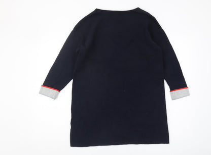 White Stuff Women’s Blue Long Sleeve Jumper Size 10