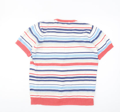 Tulchan Women's Multicoloured Striped Pullover Jumper L
