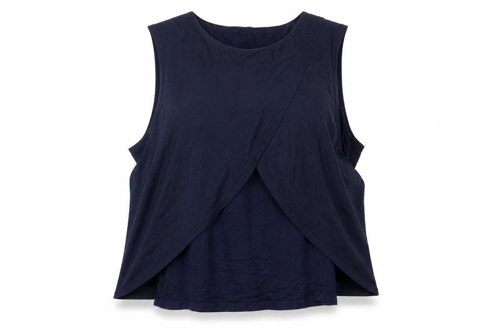 Klass Women's Blue Layered Blouse - Size L