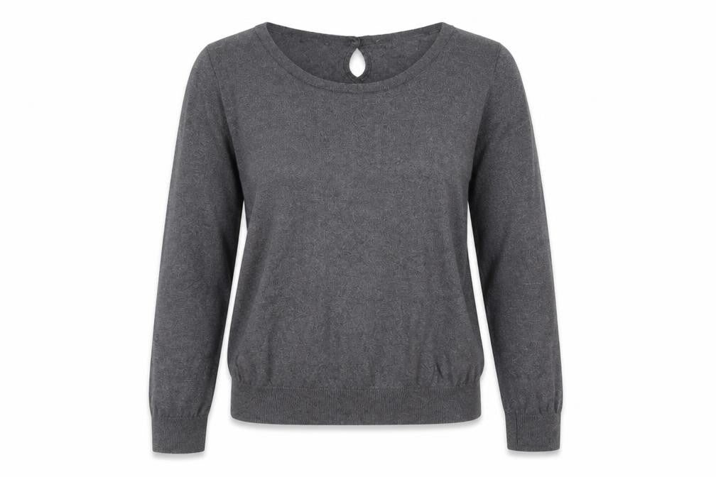 H&M Women's Grey Pullover Jumper, Size 12