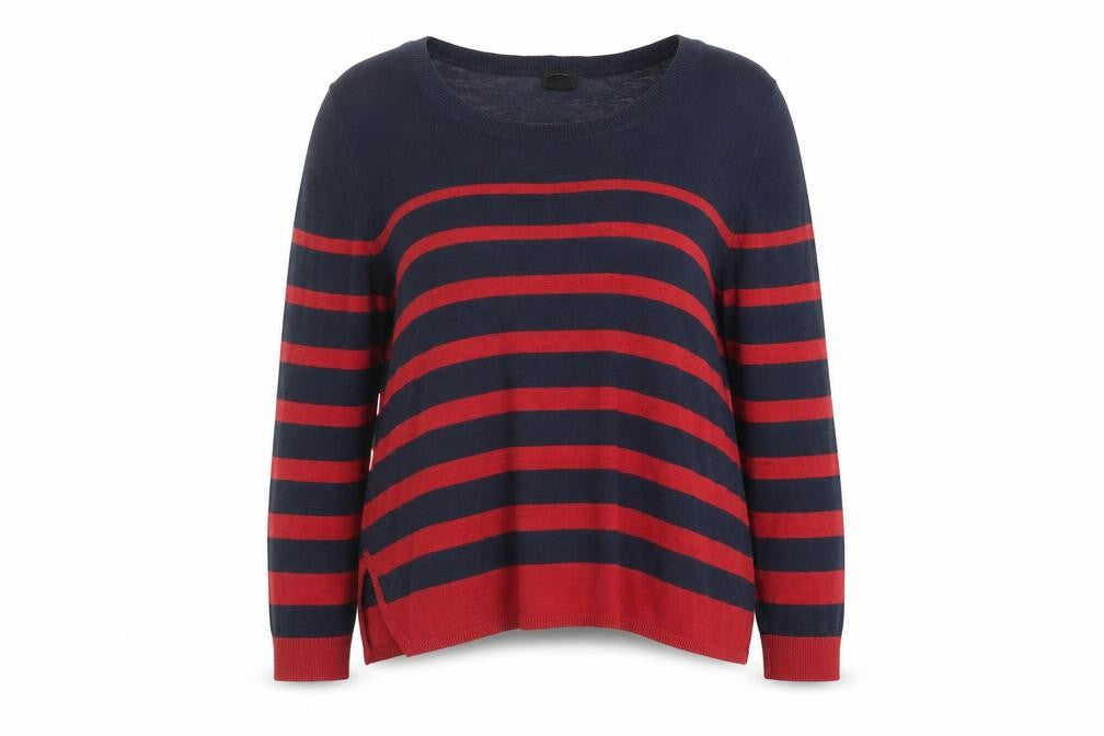 H&M Women's Multicoloured Striped Pullover Jumper