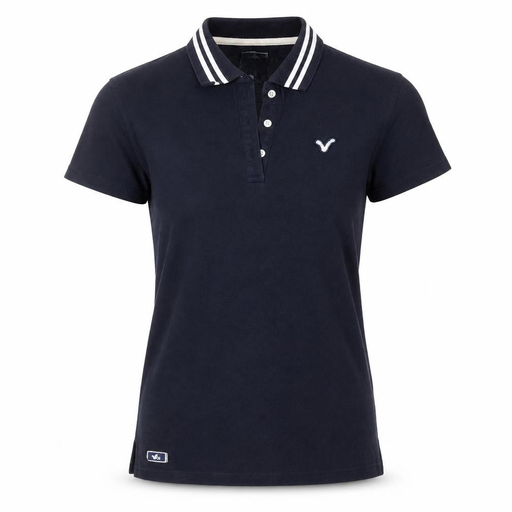 Voi Women's Black Polo Shirt Size 12 - Classic Style