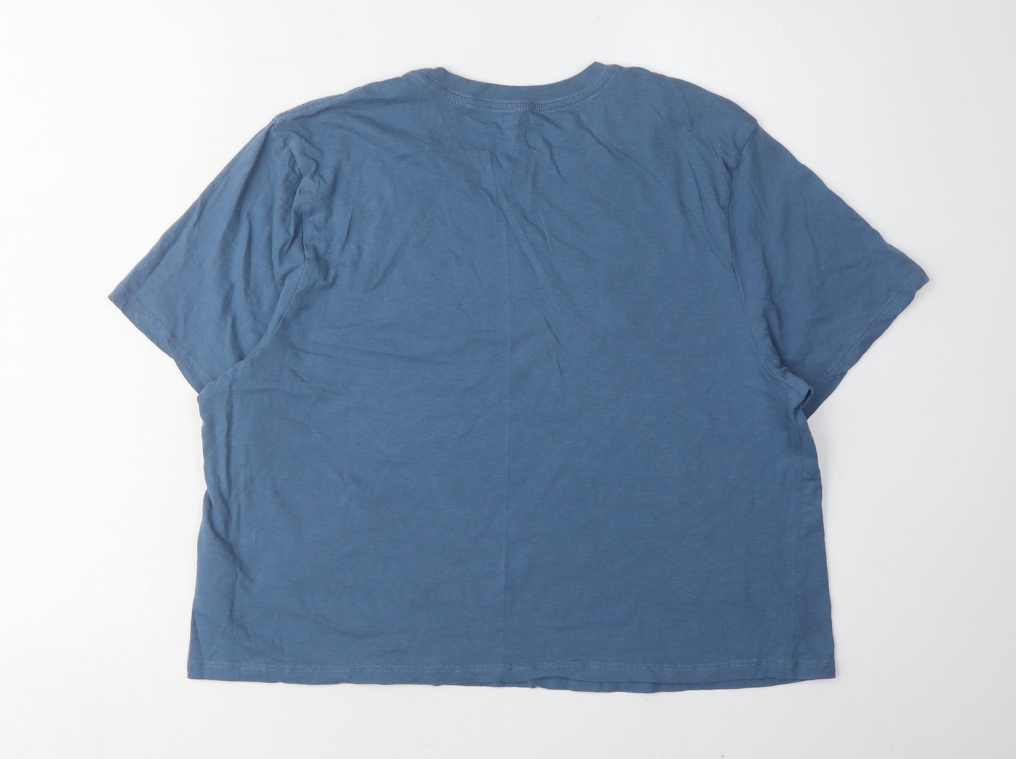Hurley Unisex Blue XL T-Shirt Casual Cotton Tee