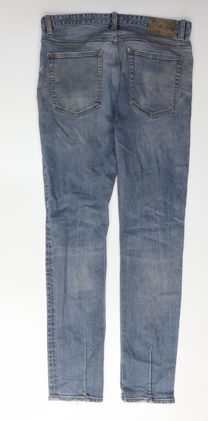 Neuw Men's Blue Skinny Jeans, Size 32, Medium Wash