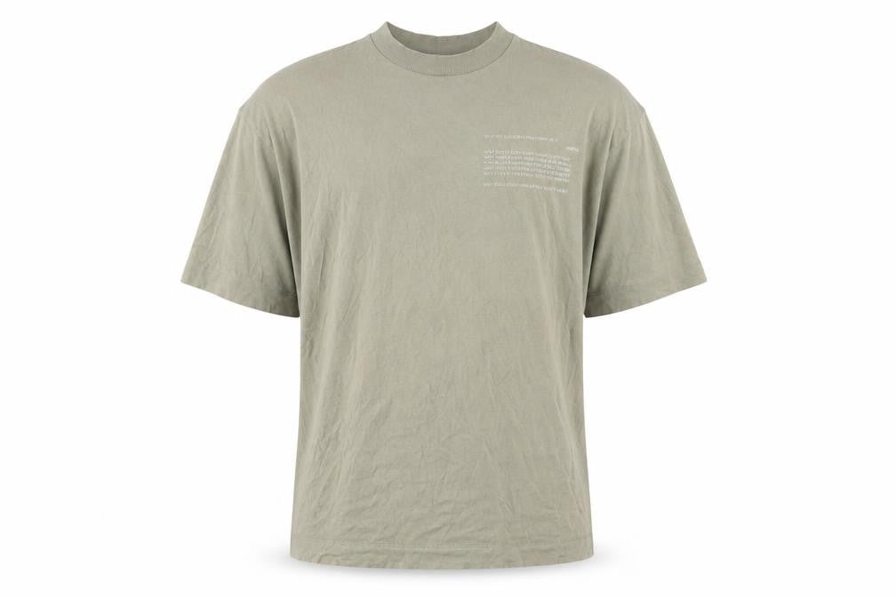Collusion Men's Green Graphic Print High Neck T-Shirt Size 36