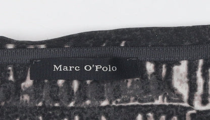 Marc O'Polo Women's Black Geometric Top Size S