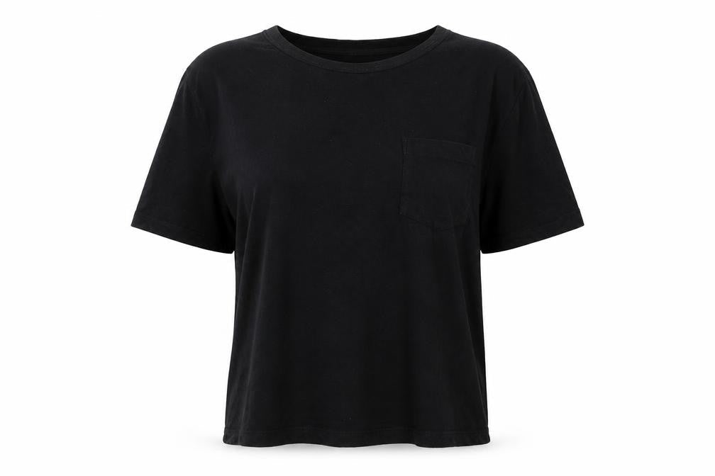 Gap Women's Black Crew Neck Basic T-Shirt Size M