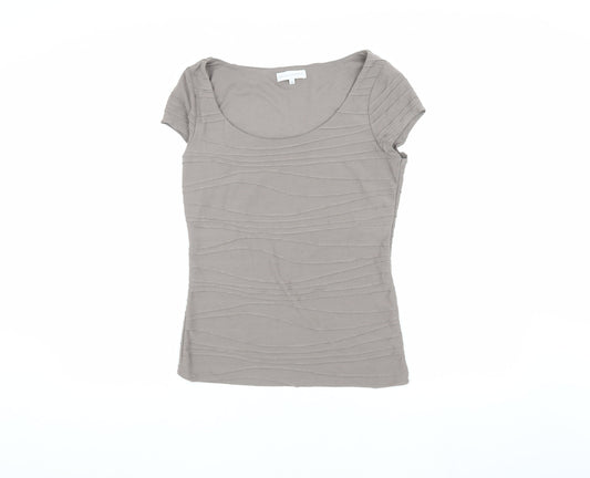 Rocha John Rocha Women's Beige T-Shirt, Size 10