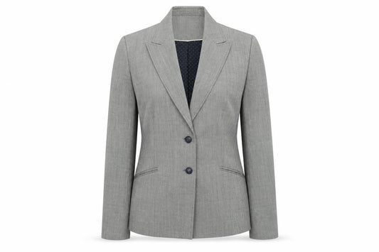 Austin Reed Grey Wool Blazer Women's M, Business Attire
