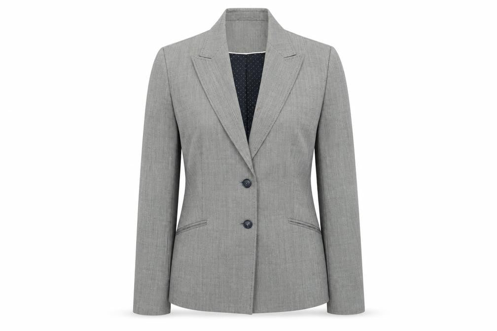 Austin Reed Grey Wool Blazer Women's M, Business Attire