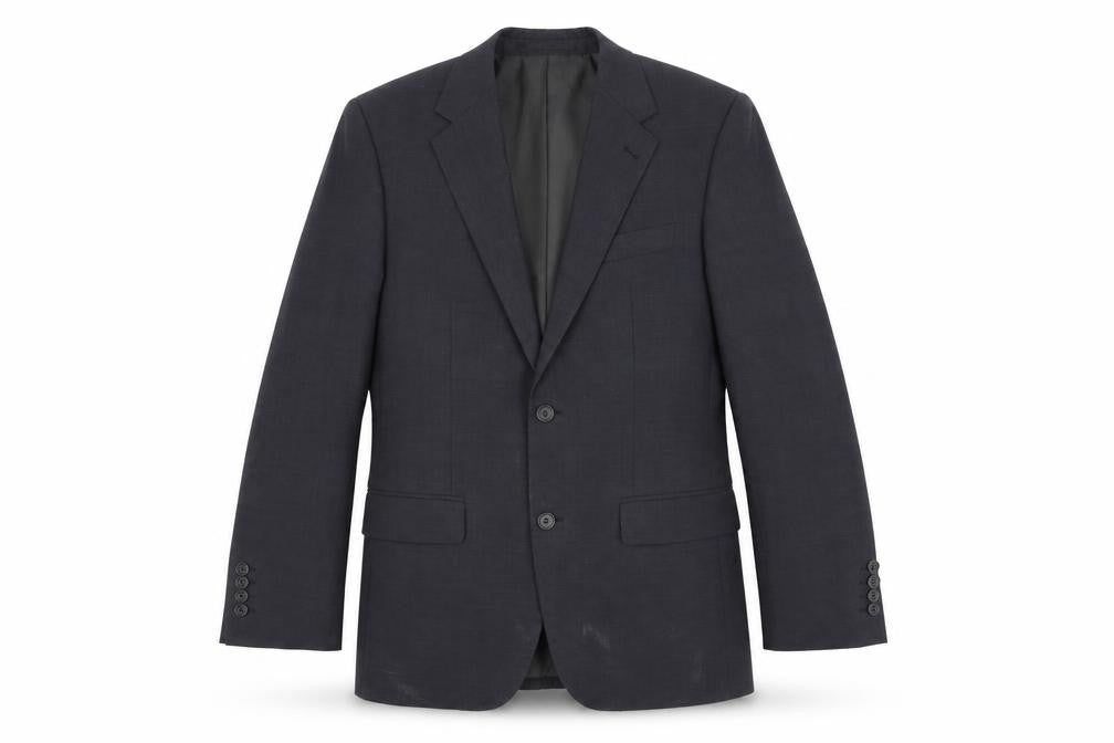 Jeff Banks Men's Grey Blazer, Size 38, Regular Fit