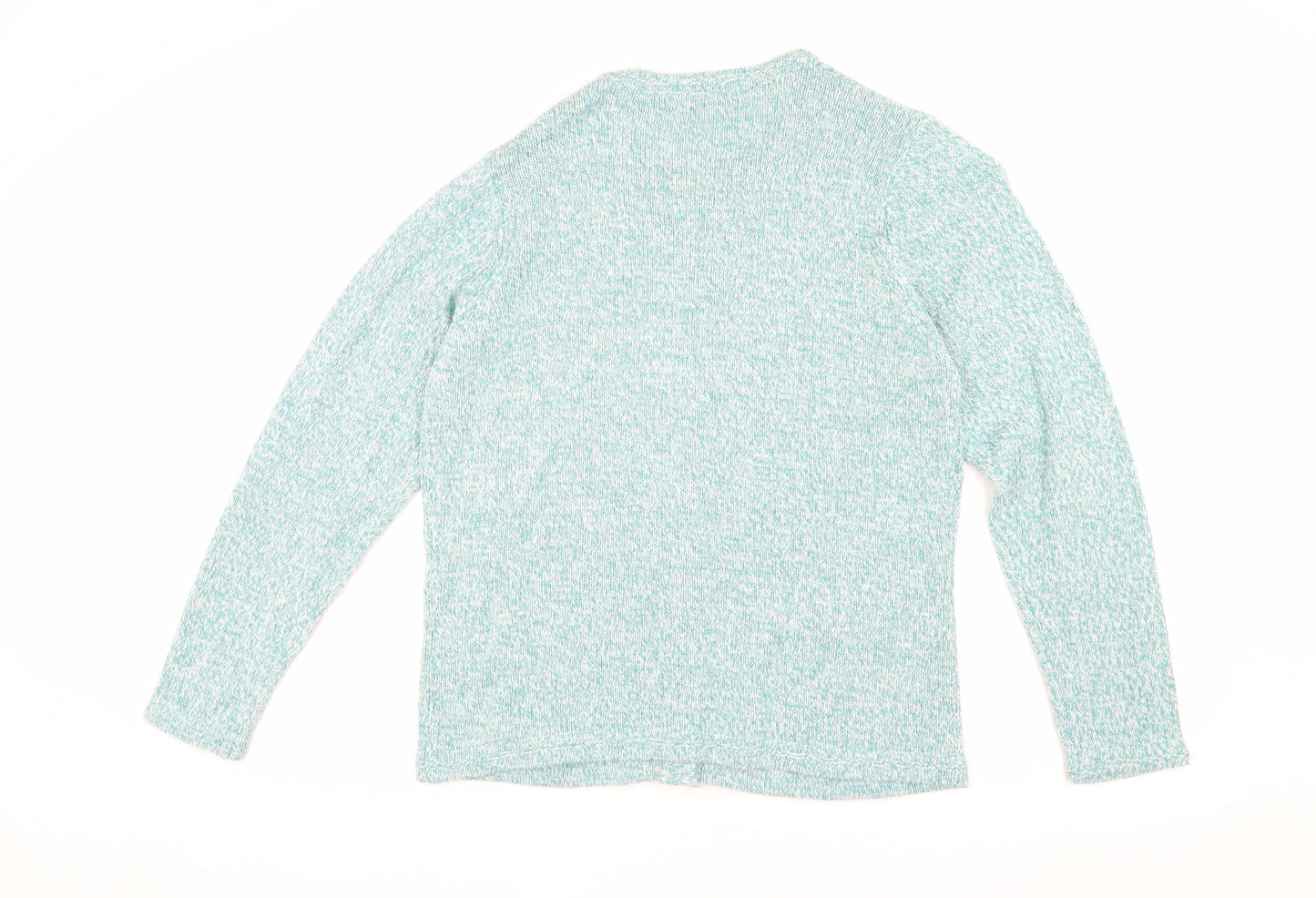 Honor Millburn Women's Green Cable-Knit Cardigan S