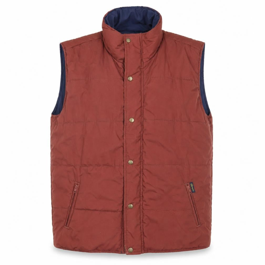 Champion Men's Brown Puffer Waistcoat, Size 40