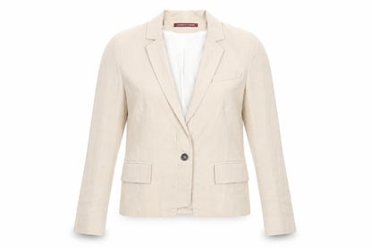Comptoir des Cotonniers Beige Blazer, Women's Size 6, Classic