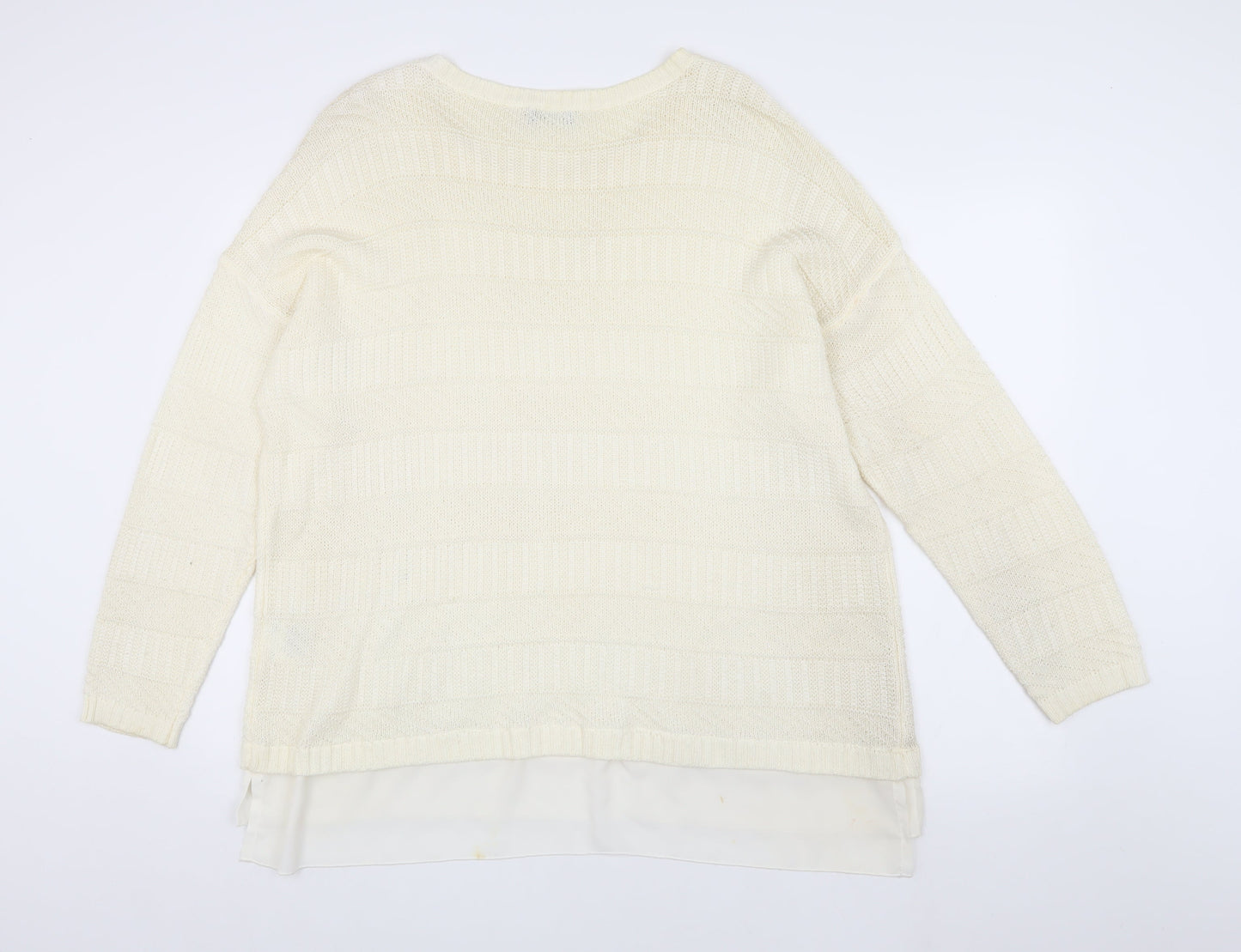 Yessica Women's Ivory XL Pullover Jumper