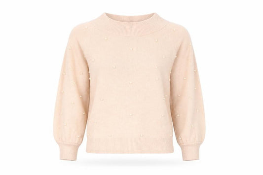Next Women's Beige High Neck Pullover Jumper Size 6