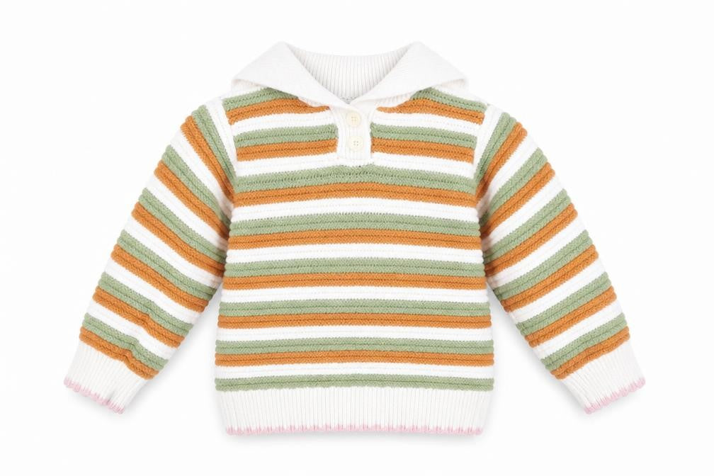 Zara Girls Multicoloured Henley Jumper 3-4 Years