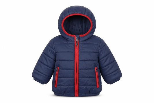 Babaluno Unisex Blue Puffer Jacket 3-6 Months