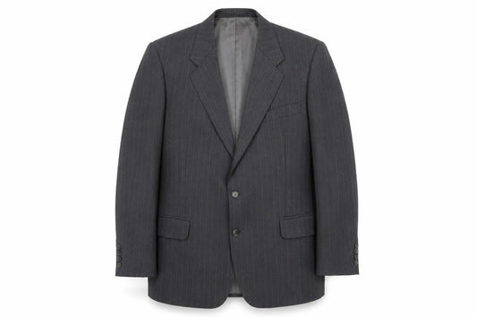 Austin Reed Men's Grey Striped Wool Blazer 42L