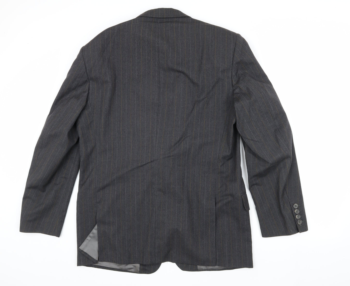 Austin Reed Men's Grey Striped Wool Blazer 42L