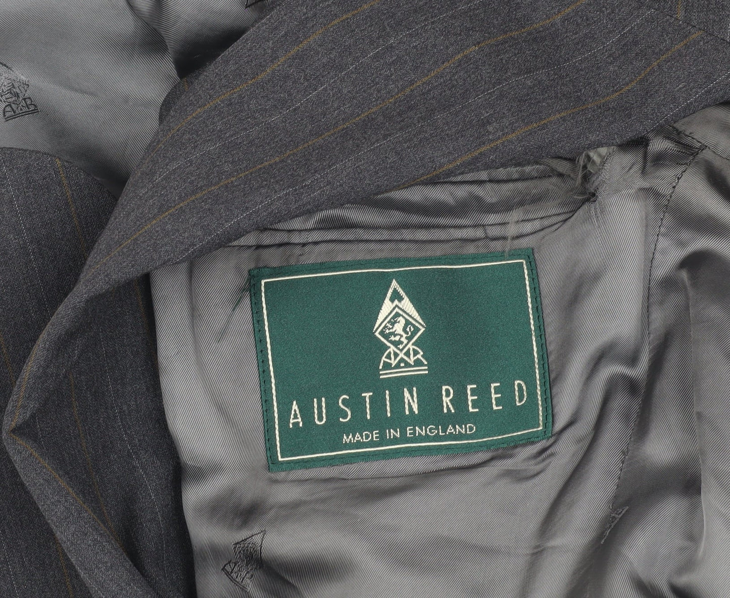 Austin Reed Men's Grey Striped Wool Blazer 42L